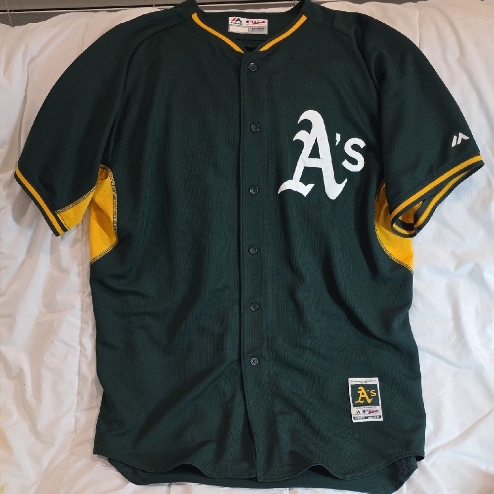 Majestic A's Batting Practice Jersey #52 size 48 MLB